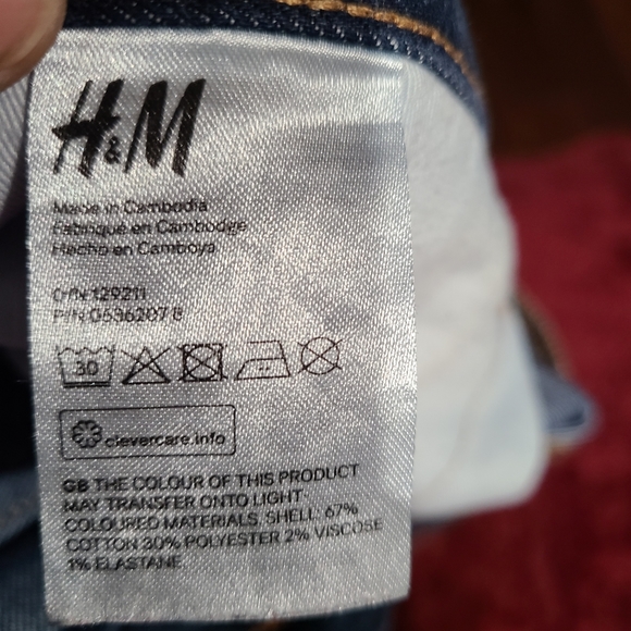 H&M Blue Jeans size 34 - Picture 7 of 7